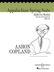 cover Appalachian Spring Orchestra Scores/Parts sheet music cover